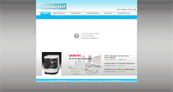 Desktop Screenshot of kovalent.se