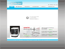 Tablet Screenshot of kovalent.se